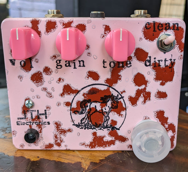 JTH Electronics Unicorn Drive Pedal Shell Pink/Rust #95