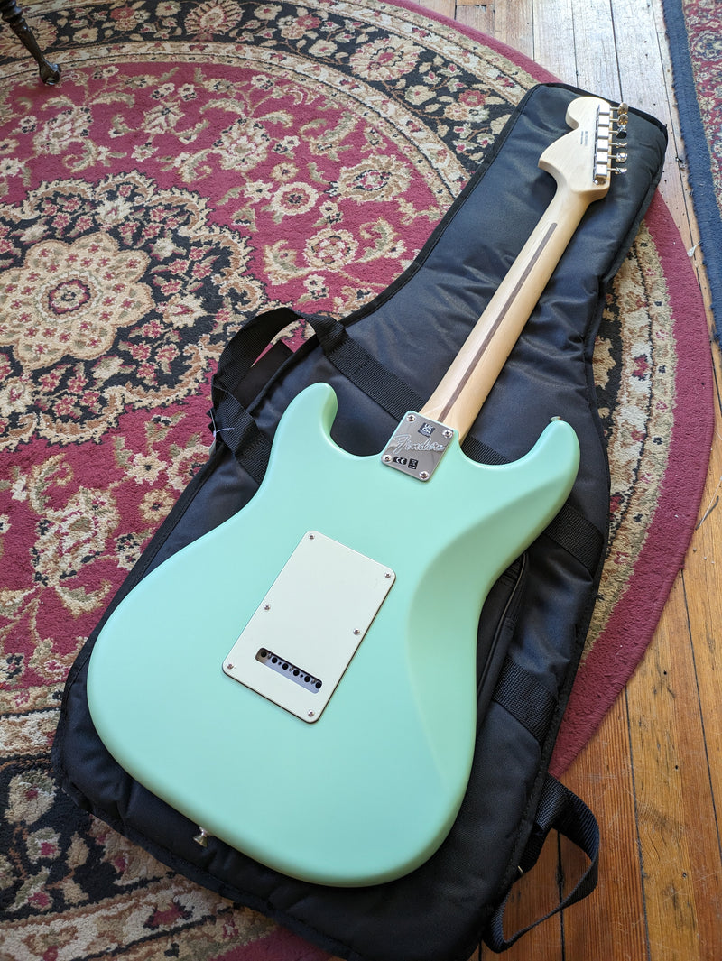Fender American Performer Stratocaster HSS 2022 Satin Seafoam Green w/Fender Bag