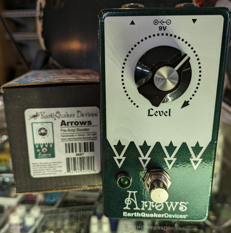 EarthQuaker Devices Arrows Pre-Amp Booster Pedal w/Box