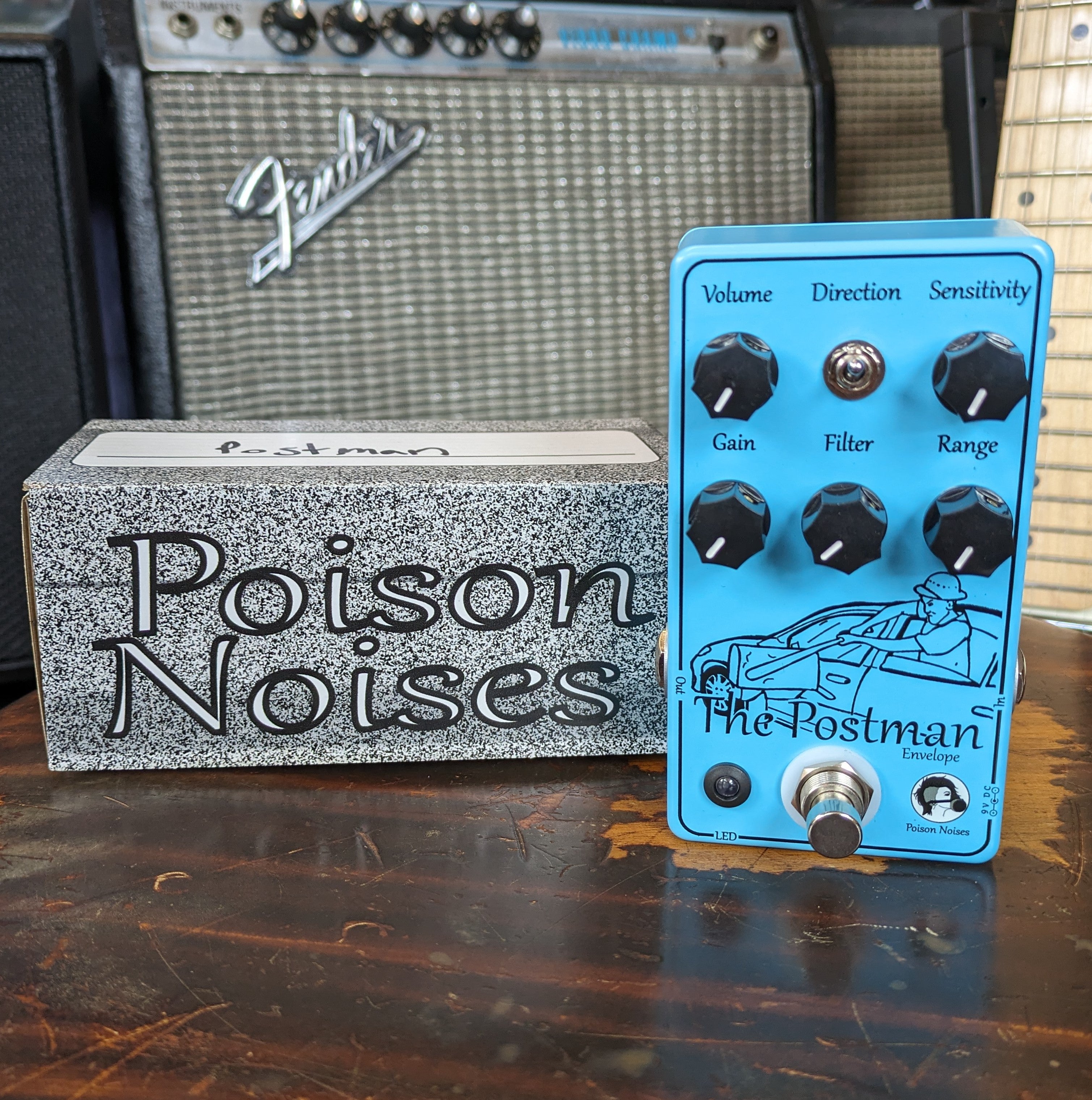envelope guitar pedal Poison Noises The Postman V3 Envelope Filter Pedal