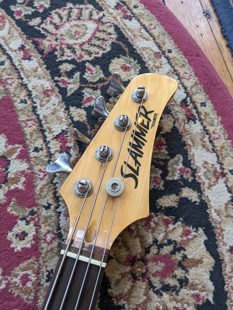 Hamer Slammer CP4 4-String Bass Red Metallic 1990s