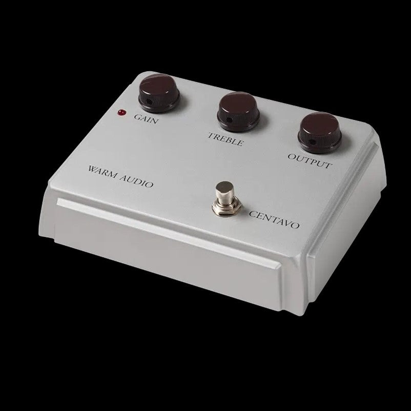 centavo pedal Warm Audio Centavo Limited Edition Silver Overdrive Pedal