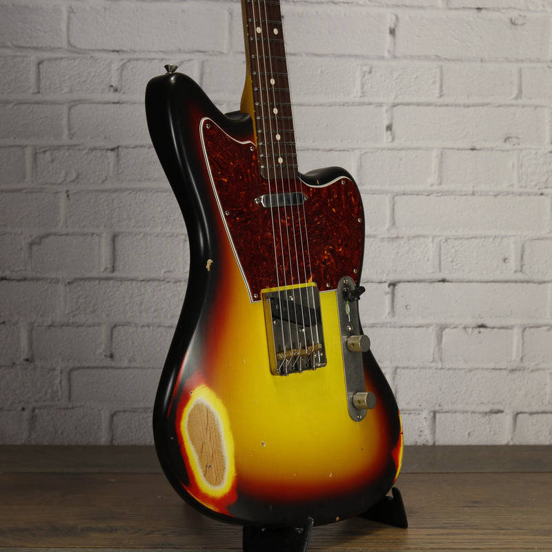 Nash T-Master Alder Electric Guitar 3-Tone Sunburst Medium Aging w/Nash Case