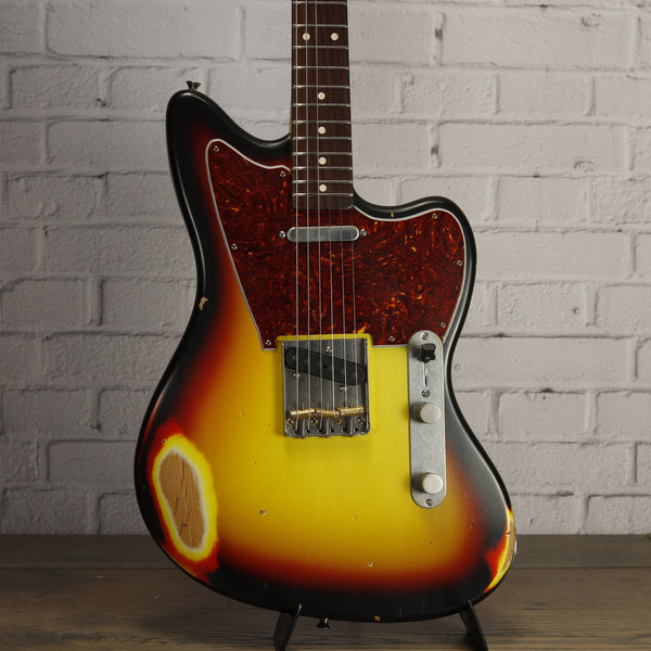 Nash T-Master Alder Electric Guitar 3-Tone Sunburst Medium Aging w/Nash Case #COL57