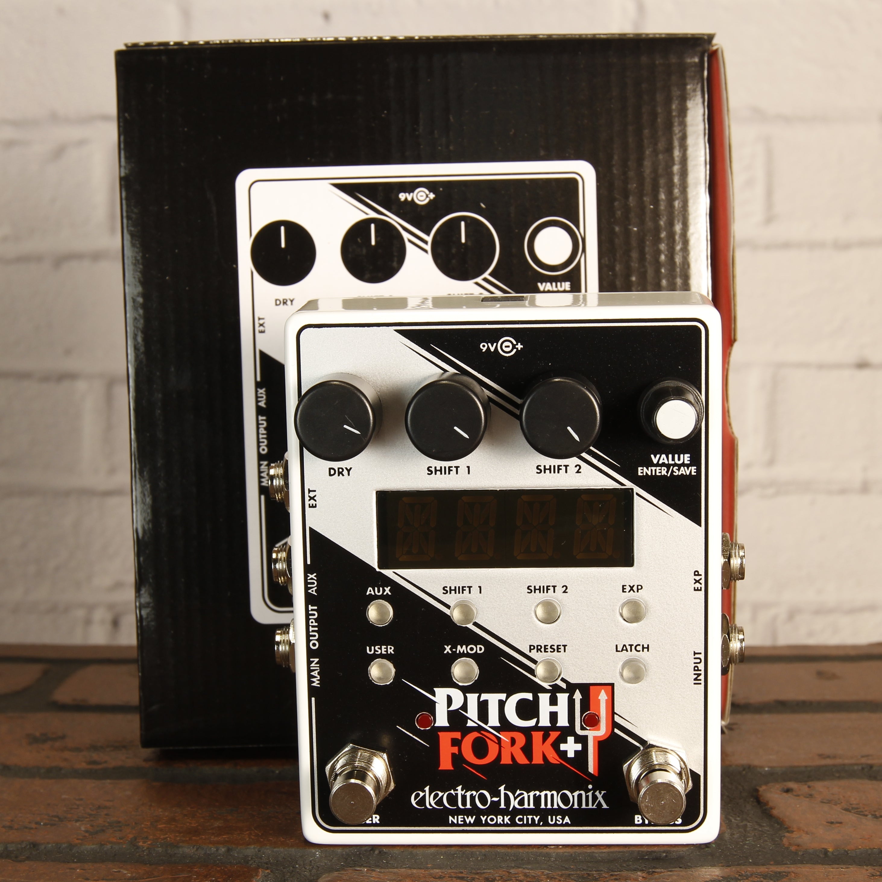 guitar pitch shifter pedal Electro-Harmonix Pitch Fork+ Polyphonic Pitch Shifter Pedal