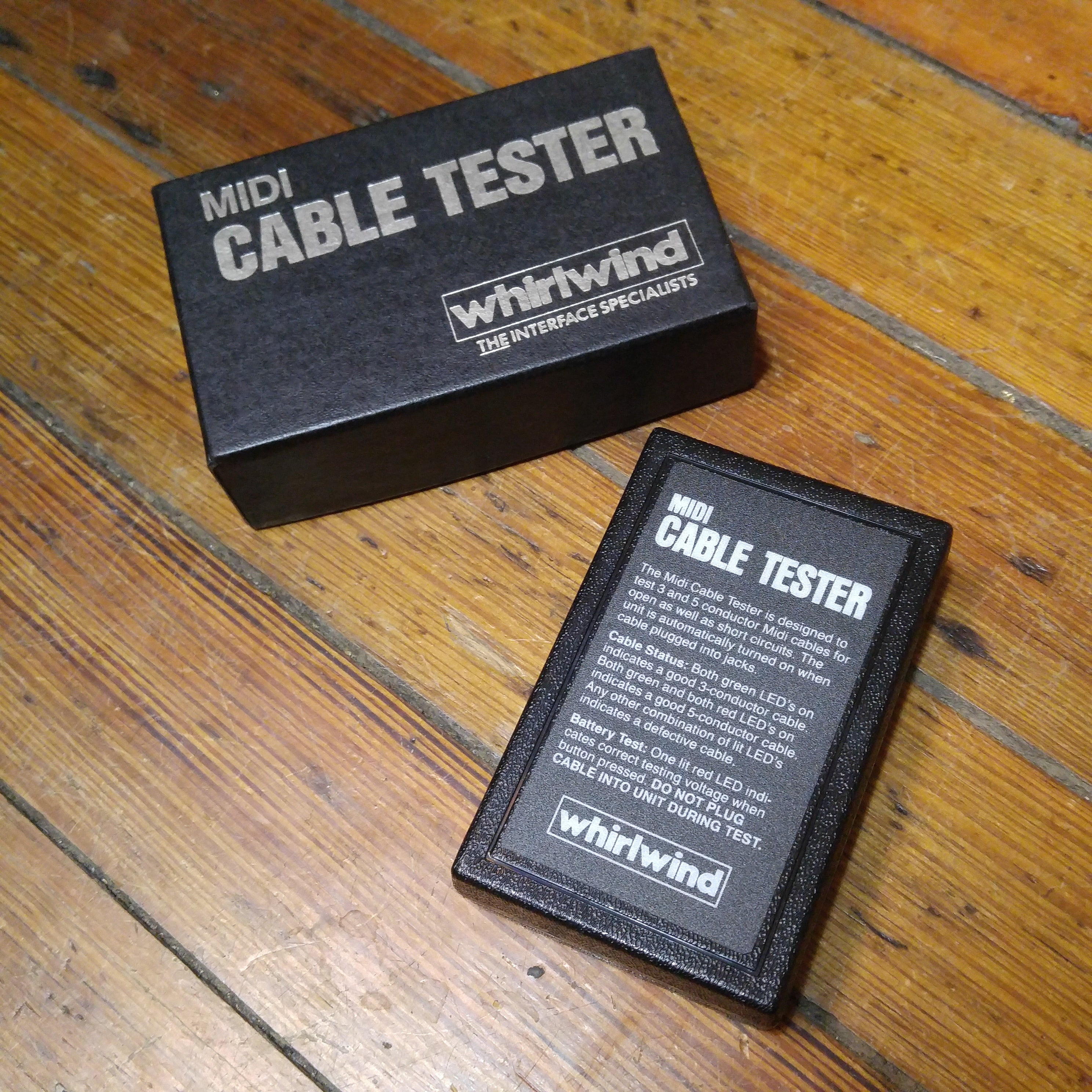 Whirlwind Midi Cable Tester w/Original Box