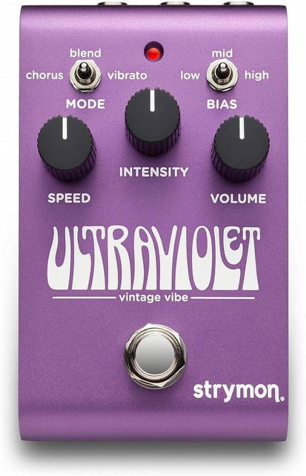 vintage vibe pedal Strymon Ultraviolet Chorus/Vibe Q_Battery_Bike_E It is almost on Aufbewahrungsbox für Reststeine:Eisblau Meer Bike in der