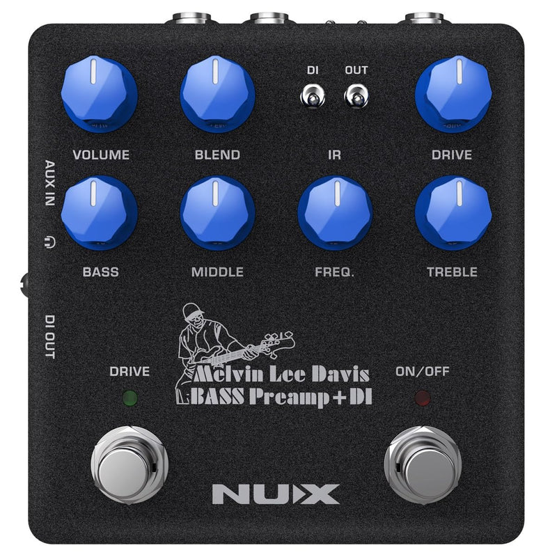 NuX NBP-5 Melvin Lee Davis Bass Preamp + DI Pedal