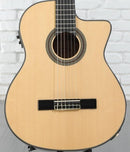 Washburn Classical C64SCE Nylon String Acoustic-Electric Guitar Natural