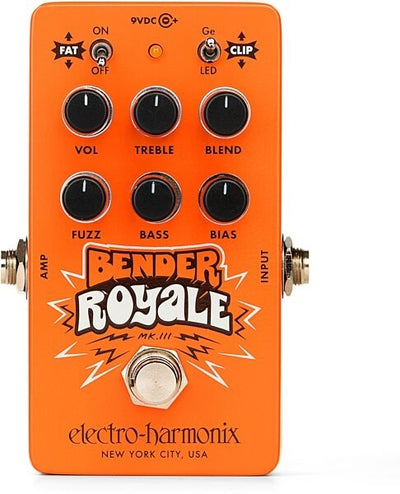 orange preamp pedal Electro Harmonix Bender Royale Germanium Fuzz Pedal (Orange)