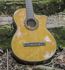 Washburn Classical C64SCE Nylon String Acoustic-Electric Guitar Natural