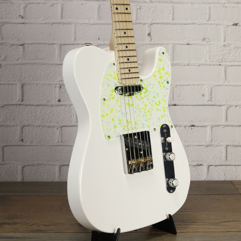 Collar City Guitars T-Style Electric Guitar Terrazzo Green/White