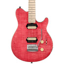 Sterling by Music Man Axis AX3 Flame Maple Top Electric Guitar Stain Pink