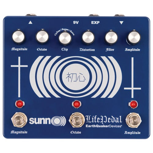 EarthQuaker Devices Limited Edition Sunn O))) Life Pedal V3 Distortion/Octave/Boost Sapphire Blue