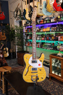 Zuwei Custom Series Quilted Maple Thinline Yellow - USED