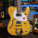 Zuwei Custom Series Quilted Maple Thinline Yellow - USED