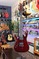 Schecter Hellraiser C-1 FR Lefty Black Cherry - USED