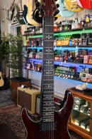 Schecter Hellraiser C-1 FR Lefty Black Cherry - USED