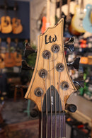 ESP LTD B-206SM Natural Satin 6 String Bass - USED