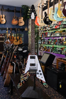 Epiphone "Love Drops" Jimi Hendrix Flying V w/ Case - USED