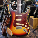 Nash Guitars S-63 Alder 3-Tone Sunburst Nautilus Heavy Relic w/Nash Case