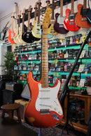 Fender Custom Shop Limited Edition 1956 Stratocaster Super Fadeed Candy Apple Red/Sunburst Heavy Relic w/Case- USED
