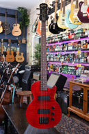 Epiphone Les Paul Special Bass Trans Red Flame Top - USED