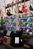 Starcaster by Fender Black Electric Solidbody Guitar - USED