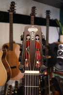 Lag SL100 Swing Lag Petite Bouche Gypsy Jazz 100 w/Hybrid Case - Red Cedar/Mahogany Satin