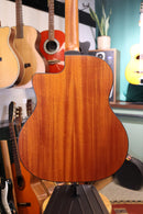 Lag SL100 Swing Lag Petite Bouche Gypsy Jazz 100 w/Hybrid Case - Red Cedar/Mahogany Satin