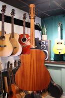 Lag SL100 Swing Lag Petite Bouche Gypsy Jazz 100 w/Hybrid Case - Red Cedar/Mahogany Satin