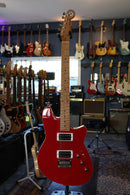 Reverend Descent Baritone Guitar Metallic Cherry