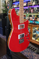 Reverend Descent Baritone Guitar Metallic Cherry