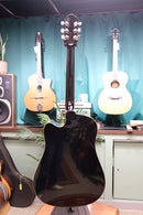 Oscar Schmidt OG4CEB Acoustic Guitar Black - USED