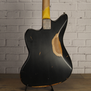 Nash JM-63 Alder Black Heavy Aging P90 Matching Headstock w/Nash Case