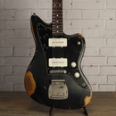 Nash JM-63 Alder Black Heavy Aging P90 Matching Headstock w/Nash Case