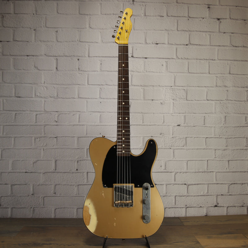 Nash Guitars Alder E-63 Electric Guitar Les Paul Gold Medium Relic w/Case