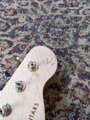 Collar City Guitars Baritone S-Style Electric Guitar White