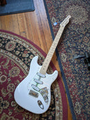 Collar City Guitars Baritone S-Style Electric Guitar White