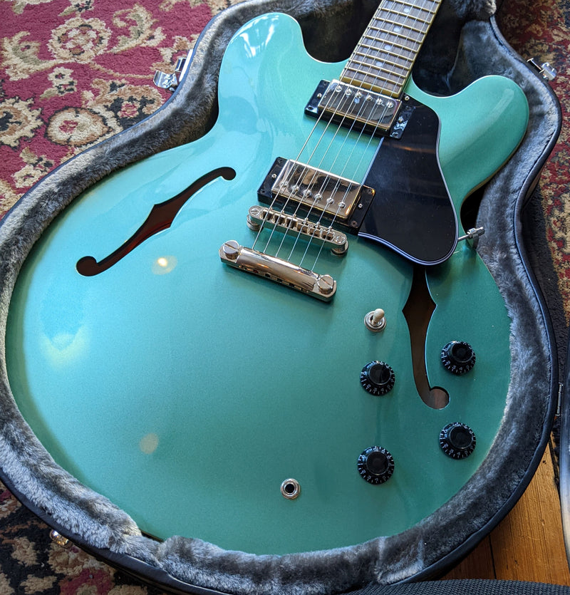 Epiphone ES-335 Traditional Pro Semi-Hollow Electric 2021 Inverness Green w/Epi Case