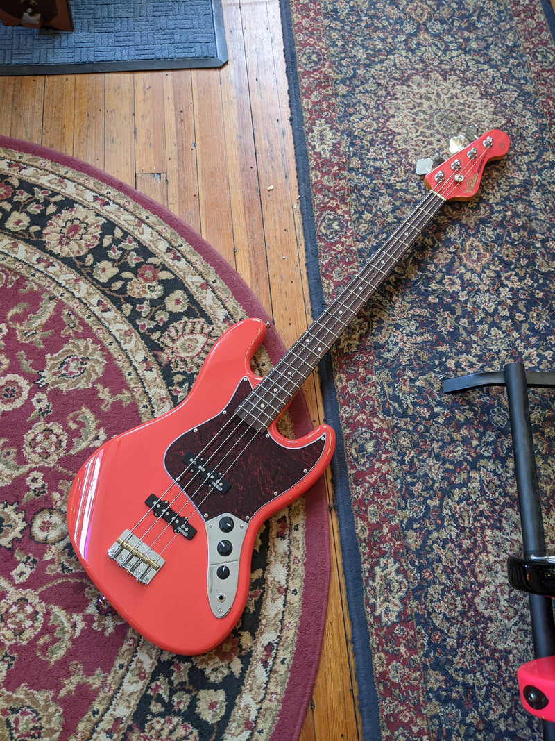 Vintage VJ74 ReIssued Bass Firenza Red *B-Stock*