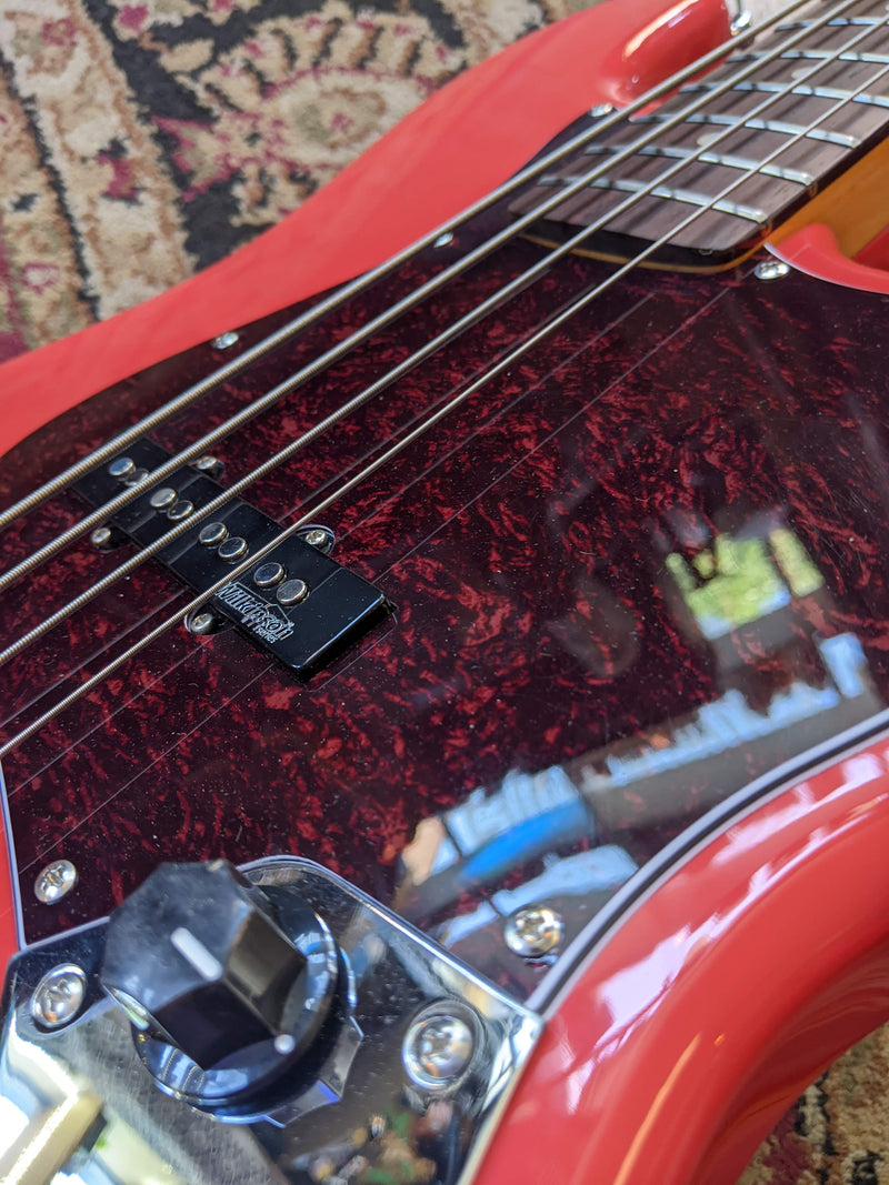Vintage VJ74 ReIssued Bass Firenza Red *B-Stock*