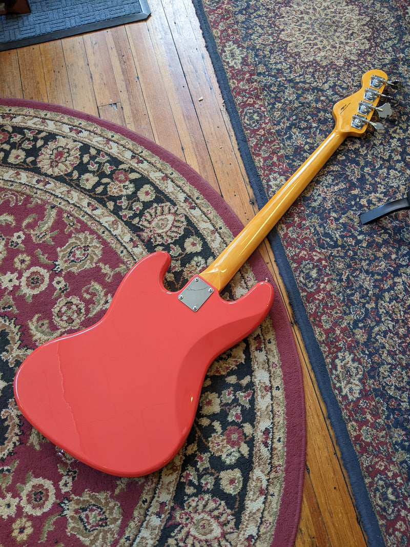 Vintage VJ74 ReIssued Bass Firenza Red *B-Stock*