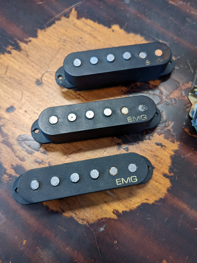 EMG SAV Active Pickup Set Black w/5-Way Switch
