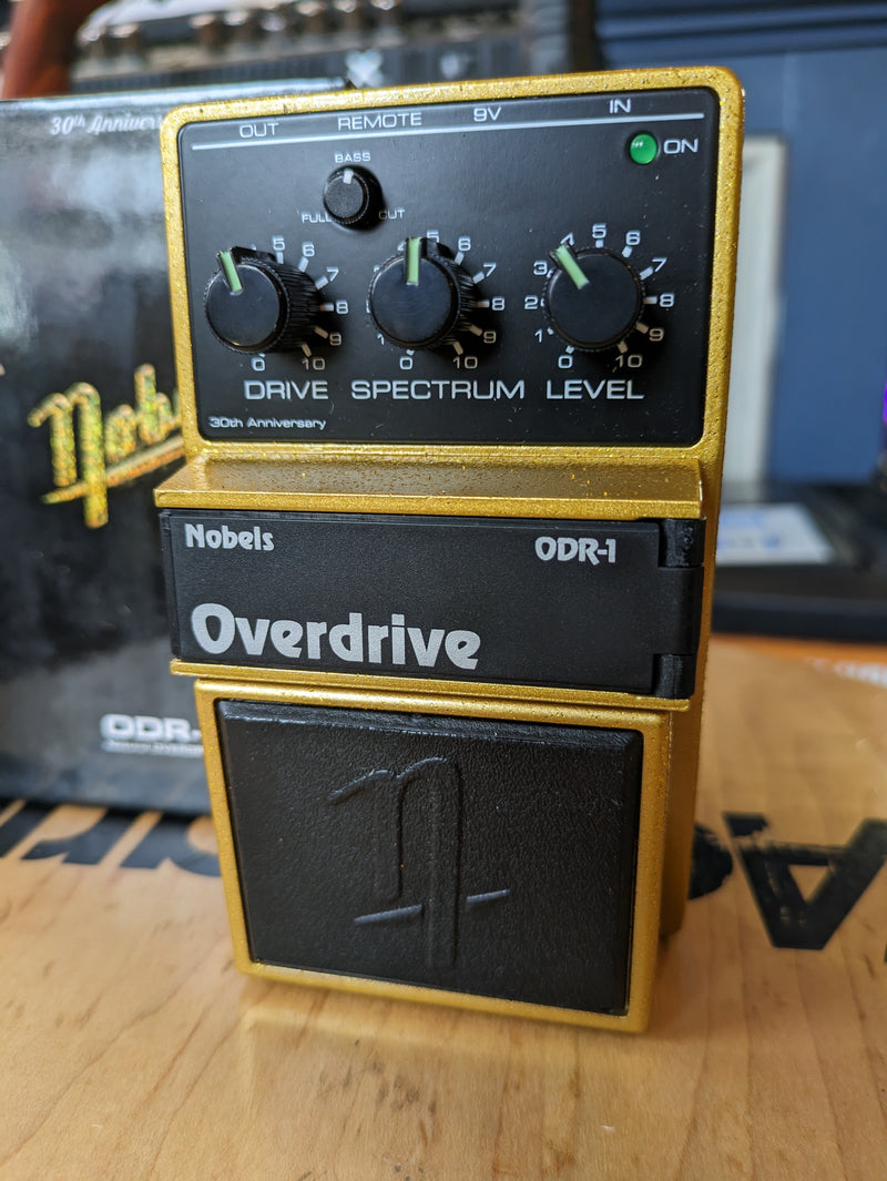 Nobels ODR-1 Natural Overdrive Pedal 30th Anniversary Gold