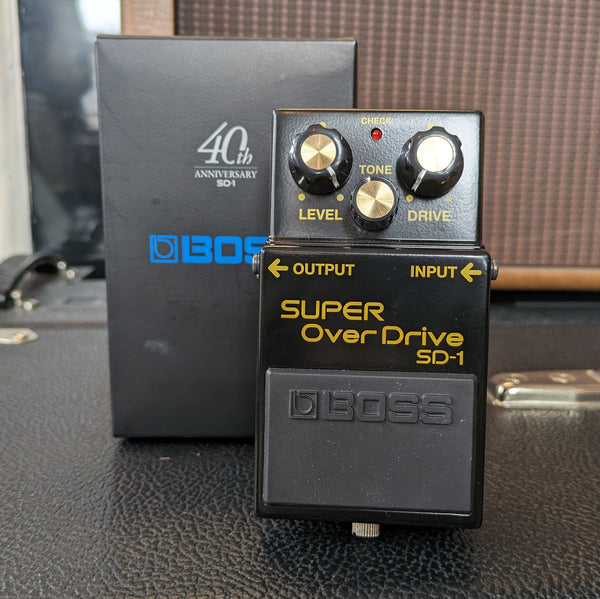 Boss SD-1 40th Anniversary Limited Edition Super Overdrive 2021 w/Box #A2N8269