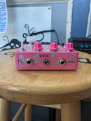 JTH Electronics Beefy Unicorn Drive Pedal Magenta/Chrome