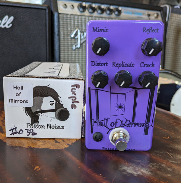 Poison Noises Hall of Mirrors Reverb Pedal #038 *Extra Purple/B-Stock*