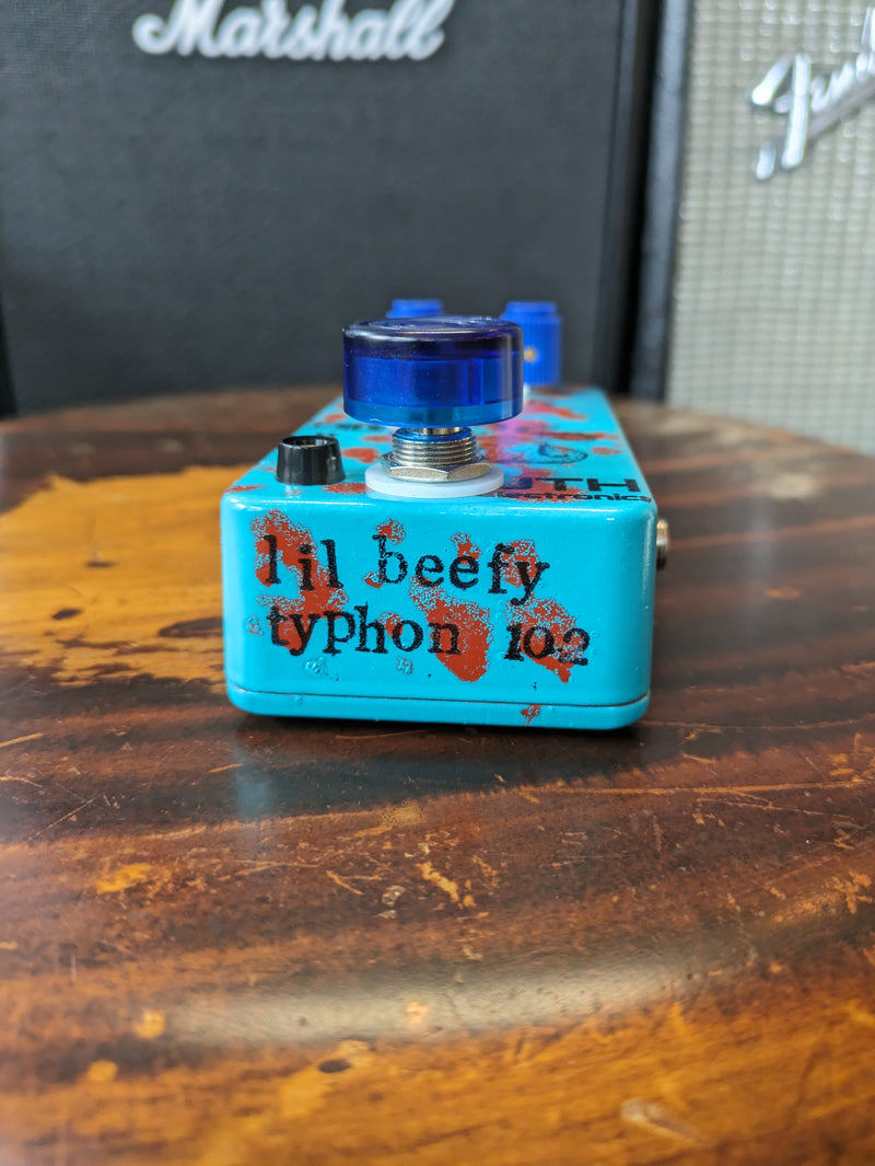 JTH Electronics Little Beefy Typhon Silicon Fuzz Blue Fade/Rust