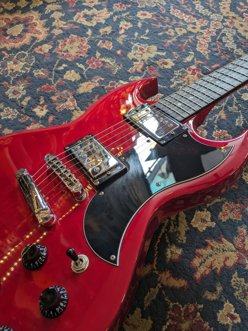 Jay Turser JT-50 Doublecut Electric Guitar 2019 Transparent Red